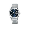 Seiko Men's Silver-Tone Seikoflex Band Watch